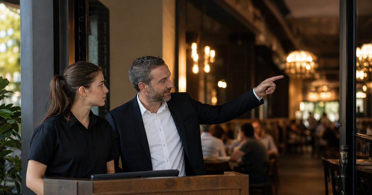 What should a new restaurant host learn in their first week on the stand?